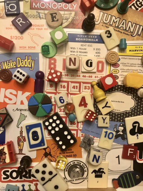 Game Board Aesthetic, Games Asthetic Picture, Board Game Astethic, Old Board Games Aesthetic, Clue Board Game Aesthetic, Board Game Artwork, Scavenger Hunt Aesthetic, Pretty Board Games, Game Night Graphic