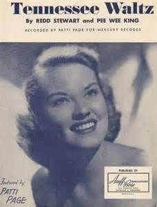 The Tennessee Waltz | Snopes Classic Singers, Patti Page, Tennessee Waltz, Sheet Music Art, Old Sheet Music, Song Sheet, Pee Wee, Song Book, Vintage Sheet Music