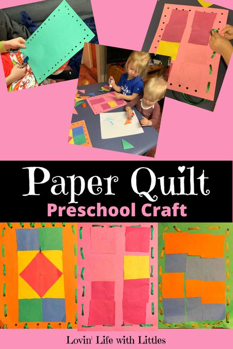 Quilt Activity For Preschool, Q For Quilt Craft Preschool, Quilt Craft For Preschoolers, Q Is For Quilt Preschool Craft, Preschool Quilt Craft, Class Quilt Preschool, Quilt Preschool Activities, Q Is For Craft Preschool, Letter Q Arts And Crafts For Preschool