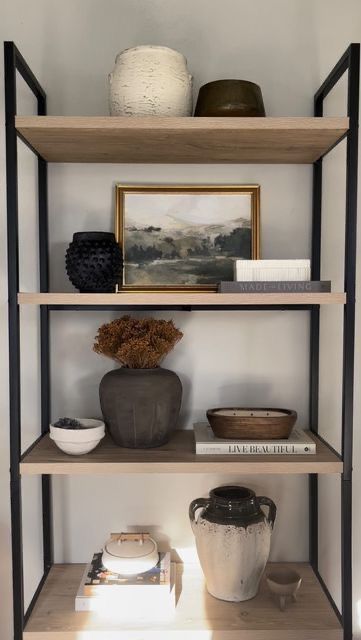 Autumn Front Porch Decor, Styling Shelf, September 16, Shelf Styling, Happy Friday, Decor Inspiration, I Love, Shelves, Design