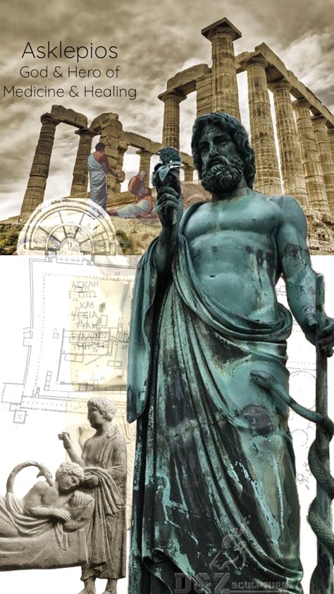 #asclepius #asklepios #greekgod #greekgods #greekhero #hero #god #ancientgreece #healing #medicine Greek Heroes, Names Of God, City Wallpaper, Greek Gods, Ancient Greece, Greek Mythology, Creative Play, Medicine, Cut Out