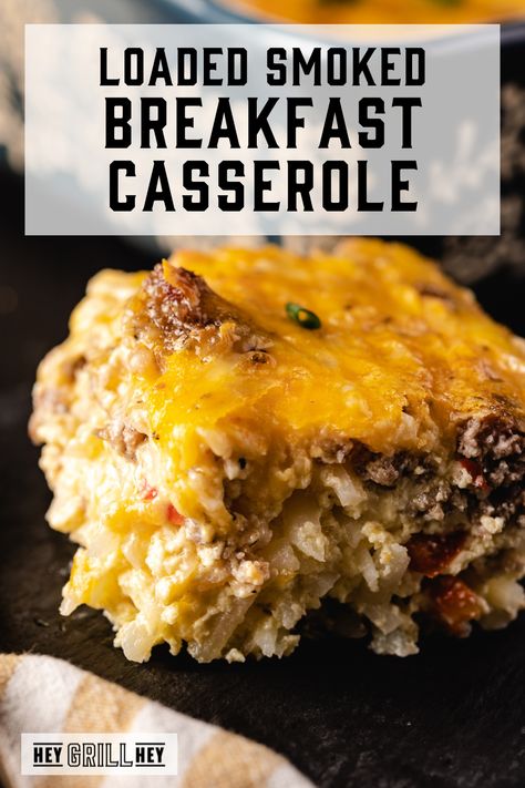 Easy Smoker Recipes, Traeger Cooking, Grill Breakfast, Hey Grill Hey, Traeger Grill Recipes, Smoked Recipes, Hashbrown Breakfast Casserole, Traeger Recipes, Pellet Grill Recipes