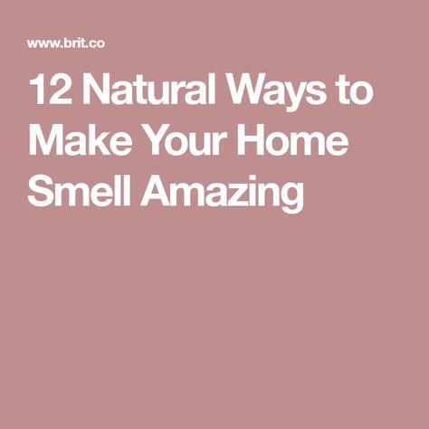 12 Natural Ways to Make Your Home Smell Amazing Cleaning With Hydrogen Peroxide, Make Your Home Smell Amazing, Simmer Pot Recipes, Old Refrigerator, House Smell Good, Fragrant Candles, Home Smell, Diy Crafts Home, Clean Fragrance