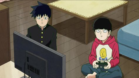 cutEee mob psycho 100 s2 ep6 Mob And Ritsu, Mp100 Screencaps, Fav Cartoon, Mob Psycho100, Shigeo Kageyama, Favorite Sibling, Mob Physco 100, Screen Caps, Most Popular Memes