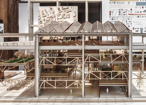 Gallery of "Wasteland" Provides a Tactile Insight into the World of Upcycling in Architecture - 30 Upcycled Architecture, Upcycling Architecture, Community Architecture, Raw Architecture, Banana Stand, Danish Architecture, Factory Architecture, Exhibition Space, Architecture Photo