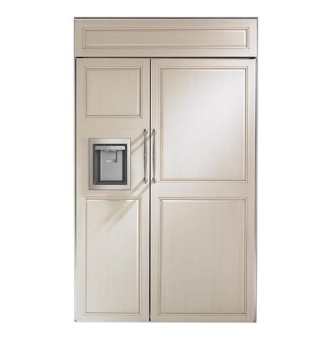 Panel Ready Refrigerator, Paneled Refrigerator, Hidden Door Hinges, Monogram Appliances, Metal Front Door, Built In Refrigerator, Side By Side Refrigerator, Counter Depth, Column Design