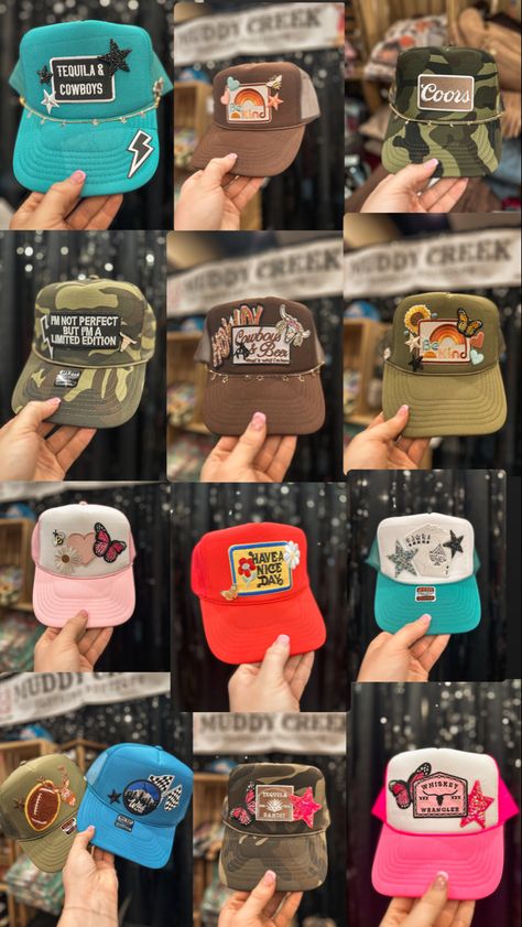 custom trucker hats made this weekend in Kansas City at the Pinners conference!! Weekend In Kansas City, Trucker Hat Diy, Bday Sleepover, Pinners Conference, Trucker Hat Ideas, Hat Business, Start My Own Business, Hat Burning, School Ties