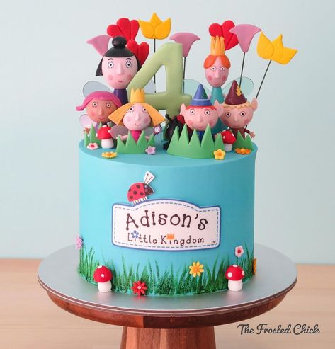 Ben And Holly Birthday Party, Ben And Holly Party Ideas, Ben And Holly Cake, Woodland Party Theme, 6th Birthday Cakes, Ben And Holly, 3rd Birthday Cakes, 2 Birthday Cake, Baby Arrival