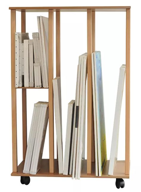 Art Storage System - Meuble de rangement en bois | Auboi Garage Art Studio, Rangement Art, Art Studio Storage, Art Studio Space, Art Studio Organization, Art Supplies Storage, Art Studio Room, Art Studio Design, Art Studio At Home