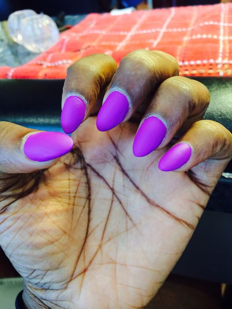 Matte Purple Nail Designs, Purple Matte Nails, Matte Purple Nails, Chrome Purple, Matte Purple, Purple Nail Designs, Nail Design Inspiration, Matte Nails, Purple Nails