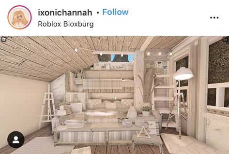 Roblox Builds, Bloxburg Inspiration, Bloxburg Rooms, Bloxburg Interior, Bloxburg Building, Blox Burg, Roblox House, Modern Family House, Tiny House Bedroom