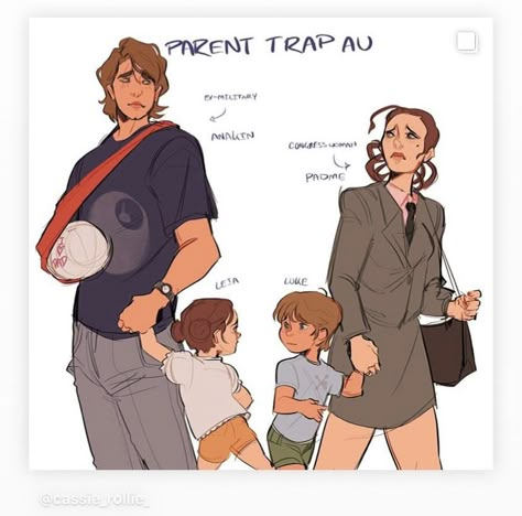 Anakin And Padme Happy Ending, Rexwalker Fanart, Skysolo Fanart, Clone Wars Anakin, Anakin Padme, The Parent Trap, Anakin And Padme, Star Wars Fanart, Parent Trap