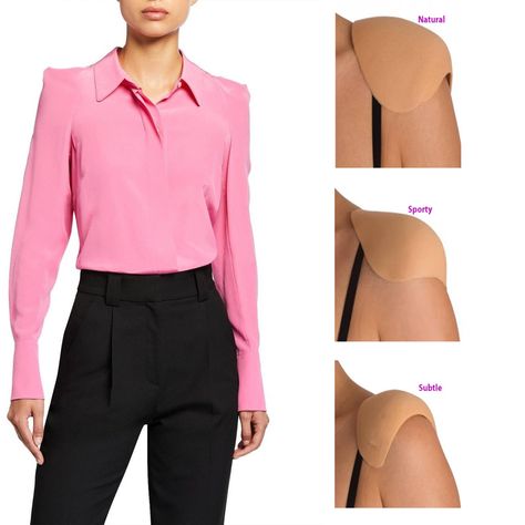 How To Remove Lint, Shoulder Pads Fashion, Aya Couture, Pink Silk Blouse, 1980s Hair, Shoulder Pad Dress, Remove Lint, Fashion Tape, Pretty Blouses