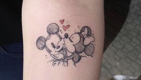 Mickey And Minnie Tattoos, Japanese Dragon Tattoo, Mouse Tattoos, Dragon Tattoo For Women, Tattoos For Women Half Sleeve, Owl Tattoo Design, Henna Tattoo Designs, Disney Tattoos, Feminine Tattoos