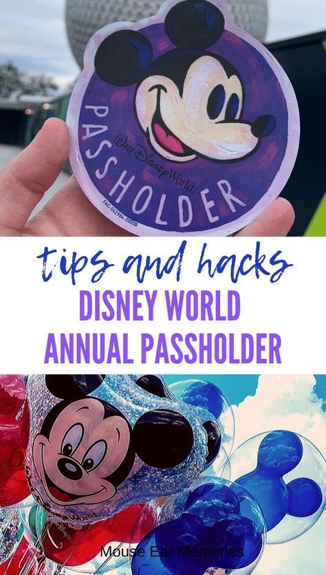 Disney Annual Passholder Tips, Annual Passholder Disney World, Disney Passholder, Tips For Disney World, Disney Annual Passholder, Disney World Vacation Planning, Disney Trip Planning, Disney Dining Plan, Disney Dreams