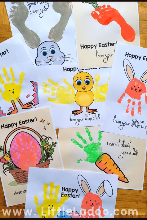 Easter Handprint Art printable Happy Easter Cards Handmade, Easter Handprint Art, Easter Handprint, Handprint Art Printable, Happy Easter Cards, Easter 2024, Easter Designs, Easter Cards Handmade, Happy Easter Card