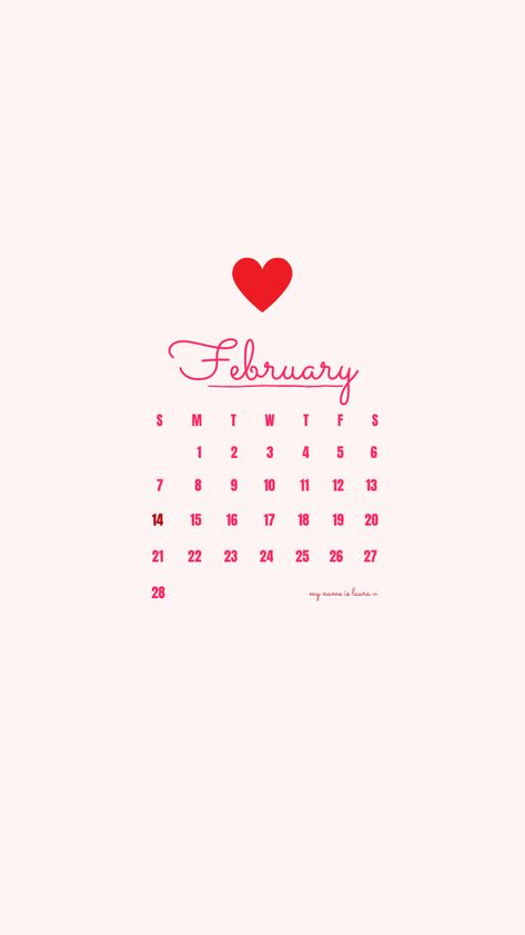 Cute calendar background wallpaper for phone with Valentine's Day theme #valentines #valentinesday #cute #simple #girly #kawai #heart #love #2021 #calendar2021 #february #february2021 Valentine Day Calendar, Valentine Calendar, Day Wallpaper Aesthetic, Wallpaper Valentines Day, Wallpaper Valentines, Background Valentines Day, Wallpaper Hearts, Valentines Day Wallpaper, Valentine Wallpaper