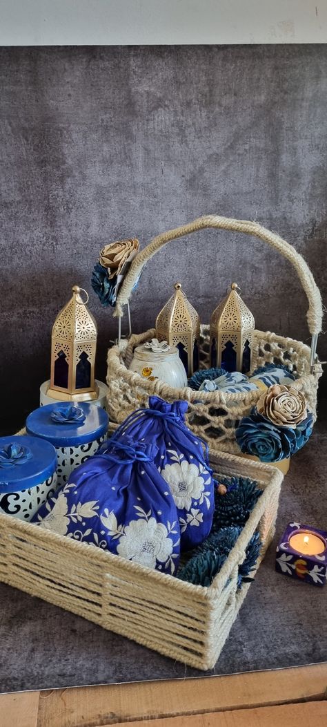 They are sturdy and sustainable hamper basket Jute Basket Gift Hamper, Traditional Hampers, Dry Fruit Basket, Lebaran Hampers, Diwali Items, Hampers Idea, Handmade Hamper, Diwali 2024, Eid Hampers