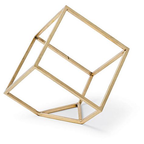 6" Open Standing Cube , Brass Open Cube, Brass Accents, Custom Upholstery, Touch Of Modern, Polished Brass, Modern Classic, Polished Nickel, Accent Pieces, Decorative Objects