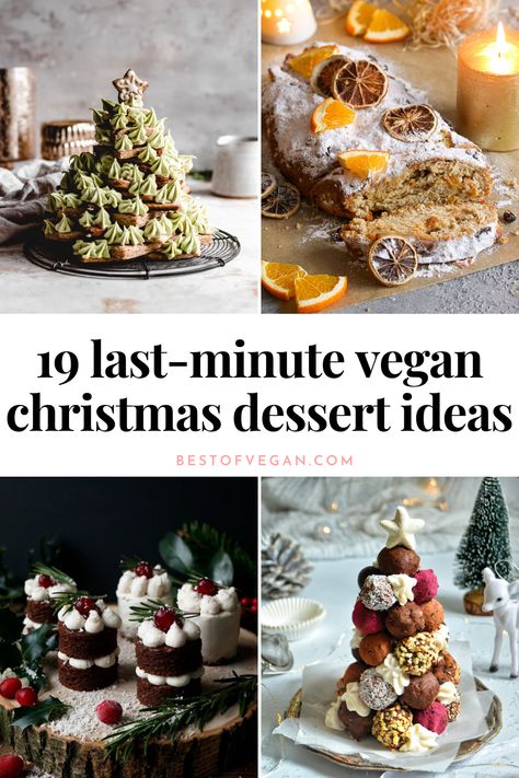 Stress not, vegan dessert lovers!🍪 We've got you covered with our '19 Last-Minute Vegan Christmas Dessert Ideas'! 💚✨ Whether it's a decadent chocolate treat or a fruity delight, you'll find everything to impress your friends and family this festive season. Ready to whip up some magic in the kitchen? Click now and get those recipes!👇 Gluten Free Dairy Free Dessert Christmas, Christmas Dessert Dairy Free, Vegan Mini Cake, Vegan Xmas Dessert, Christmas Baking Vegan, Vegan Desserts Christmas, Vegan Christmas Dessert Recipes, Christmas Dessert Vegan, Vegan Dessert Christmas