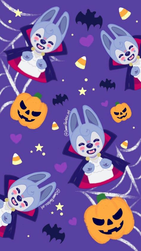 Halloween Skzoo Wallpaper, Straykids Halloween Wallpaper, Halloween Stray Kids Wallpaper, Skzoo Halloween Wallpaper, Skzoo Wolf Chan Wallpaper, Bang Chan Halloween, Skz Halloween Wallpaper, Stray Kids Halloween Wallpaper, Wolfchan Wallpapers