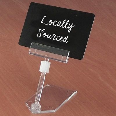 PACK OF 10 Clear price label holder, food label display, deli counter price Price Signage, Salon Retail Display, Price Tag Design, Sale Signage, Sweet Box Design, Food Counter, Flower Shop Design, Deli Counter, Catering Display