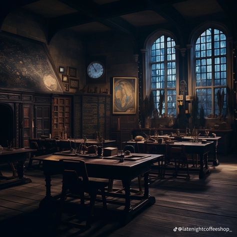 Hogwarts Founders, Darkest Academia, Classroom Goals, Harry Potter Studios, Aesthetic Dark Academia, Ministry Of Magic, Fantasy Background, Hogwarts Aesthetic, Character And Setting