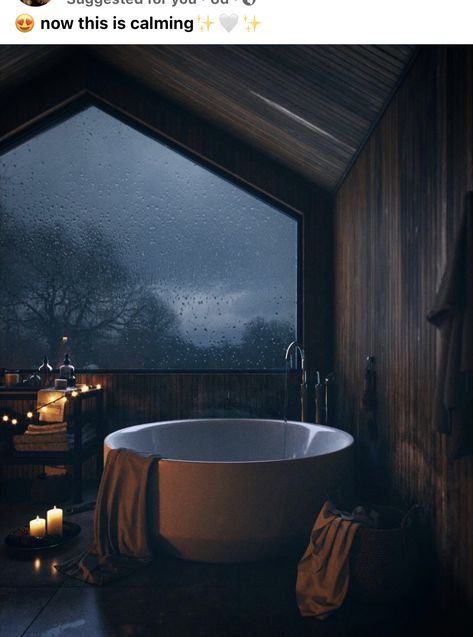 Cabin Aesthetic, Bathroom Remodel Ideas, Vanity Bathroom, Dream Room Inspiration, Forest House, Dream House Interior, Bath Tub, Dream House Decor, Remodel Ideas