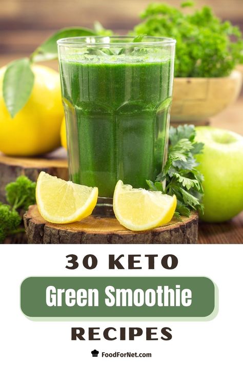 Keto Green Smoothie Recipes, Smoothie Low Carb, Keto Green Smoothie, Low Carb Green Smoothie, Atkins Snacks, Vegetable Smoothie Recipes, Low Carb Smoothie Recipes, Green Breakfast Smoothie, Keto Green