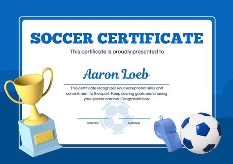 Soccer Certificate Templates For Microsoft Word: Customizable Awards For Outstanding Achievement Soccer Certificate templates are essential tools for recognizing and rewarding achievements in the sport. These templates provide a structured framewo... Sports Day Certificates, Create Certificate, Soccer Awards, Certificate Of Completion Template, Formal Language, Rental Agreement Templates, Awards Certificates Template, Meeting Notes, Gift Certificate Template