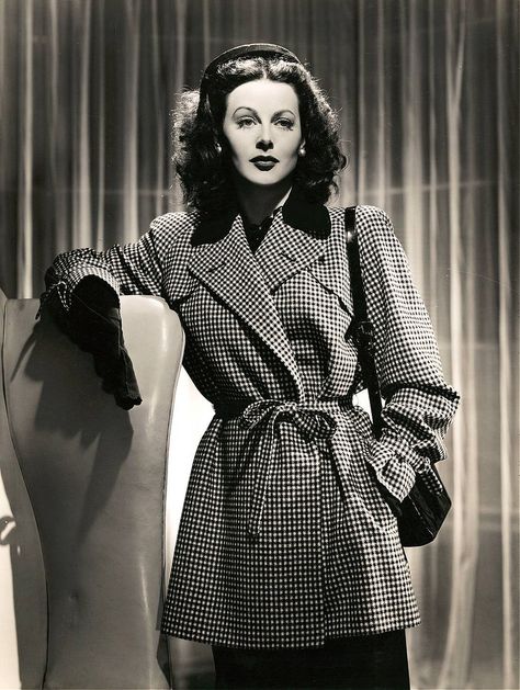 Hedi Lamarr, 40s Mode, Glamour Models, Hollywood Vintage, Hedy Lamarr, Glamour Vintage, Old Hollywood Stars, Actrices Hollywood, Old Hollywood Glamour