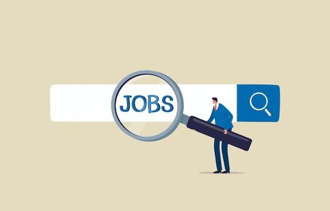 Vector jobs search recruitment hiring em... | Premium Vector #Freepik #vector #find-job #job-seeker #interview #job-interview Job Photo, Job Images, Job Pictures, Editing Material, Find Job, Job Poster, Apply Job, Job Searching, Job Website