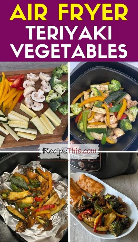 Teriyaki Vegetables Air Fryer Asian Veggies, Shrimp And Broccoli Air Fryer Recipes, Stir Fry Veggies In Air Fryer, Hibachi Vegetables Air Fryer, How To Cook Vegetables In Air Fryer, Air Fryer Stir Fry Vegetables, Air Fryer Stir Fry Recipe, Stir Fry In Air Fryer, Air Fryer Stir Fry