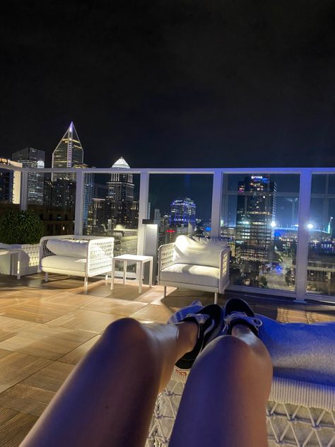 City views, Charlotte skyline, rooftop views, summer nights Charlotte Apartment, Roof Top View, Charlotte Skyline, View At Night, Downtown Charlotte, Rooftop Apartment, Penthouse View, Skyline View, Future Lifestyle