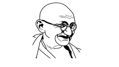 You can draw Mahtama Gandhi drawing Gandhi Drawing, Face Pencil Drawing, Face Art Drawing, Tattoo Coloring Book, Drawing Competition, Drawing Step By Step, Black And White Art Drawing, Drawing Step, Face Sketch