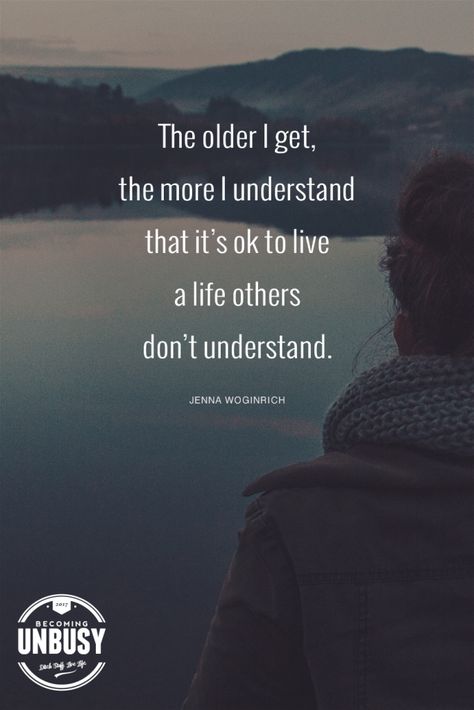 The older I get the more I understand it's ok to live a life other's don't understand. #quote #BecomingUnBusy *Love this video and site Getting Older Quotes, Understanding Quotes, Short Meaningful Quotes, Minimalist Quotes, The Older I Get, Quotes Deep Meaningful, I Understand, Spirit Guides, Quotable Quotes