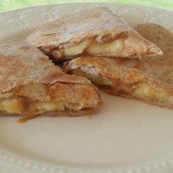 Peanut Butter Banana Quesadilla - Allrecipes.com Peanut Butter And Banana Quesadilla, Banana Quesadilla, Recipes French Toast, Sandwich Peanut Butter, Breakfast Quesadilla Recipes, Bacon Brunch, Breakfast Quesadilla, Peanut Butter And Banana, Breakfast Smoothie Bowl