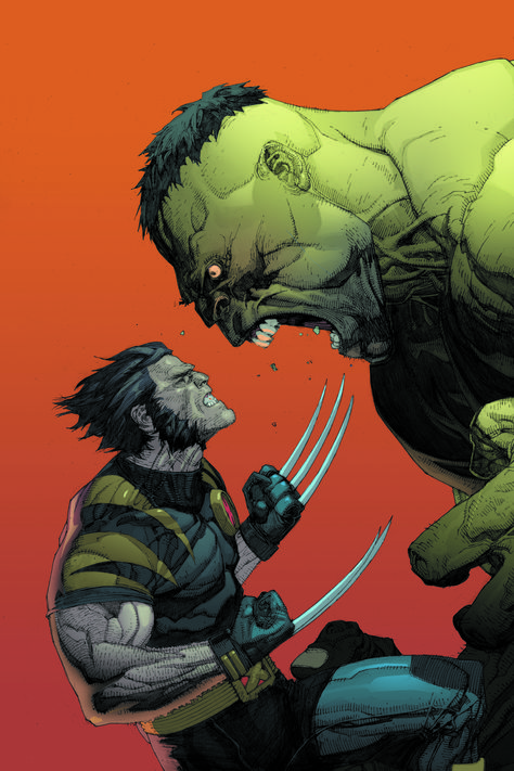 #Hulk #Fan #Art. (Ultimate Wolverine vs. Hulk #1 Cover) By: Leinil Yu. ÅWESOMENESS!!!™ ÅÅÅ+ Wallpapers Avengers, Ultimate Wolverine, Wolverine Vs Hulk, Ultimate Hulk, 1080 Wallpaper, Marvel Hd, Marvel Shield, Wallpaper Marvel, Tick Tack