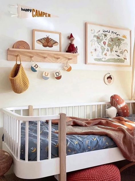 This beautiful solid Ash peg rail from Autumn's Corner makes the most perfect display and storage solution. Display your little ones dainty outfits in style! You can perch your pretty prints and shelf accessories on top too. Perfect for bringing together a themed bedroom or nursery! Peg Shelf Decor, Dainty Outfit, Forest Themed Bedroom, Peg Shelf, Shelf Accessories, Peg Rail, Boy’s Room, Your Pretty, Themed Bedroom