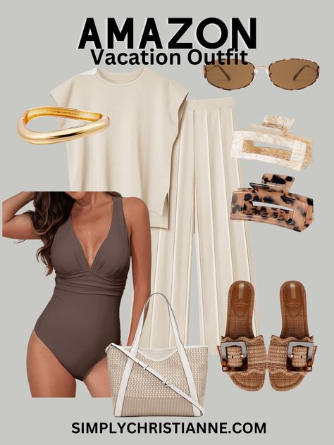 Dressy Spring Outfits, Dress For Dinner, Dressy Summer Outfits, Vacation Outfit Ideas, Spring Work Outfits, Pool Side, Summer Work Outfits, Vacation Outfit, Dinner Dress