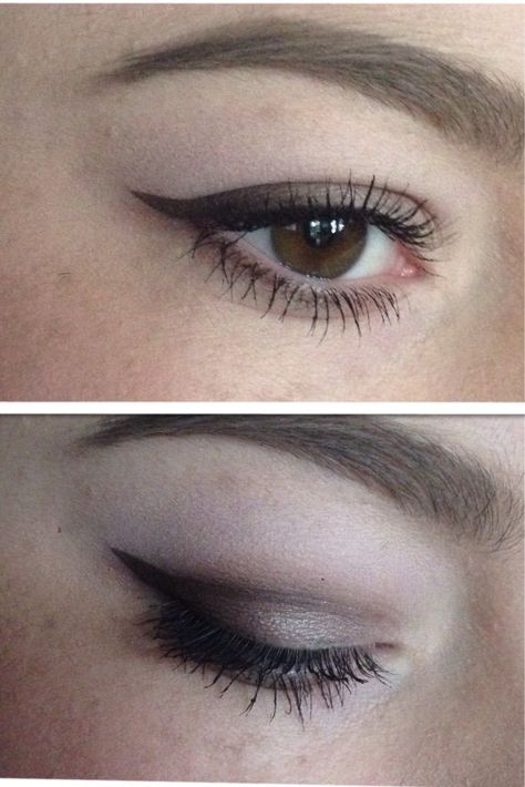 Folded Eyelids Eyeliner, Eye Make Up For Double Eyelids, Makeup Looks For Small Eyelids, Double Eyelid Eyeshadow, Lower Lid Eyeshadow, Small Eyeliner Hooded Eyes, Hooded Eye Low Brow Makeup, Double Hooded Eyelids Eyeliner, Eyeliner For Small Eyelids