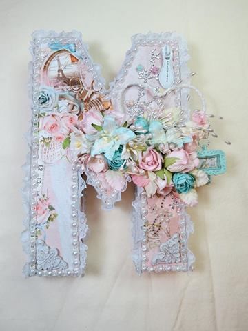 Bonnie-Sassyscrappers Shabby Chic Letters, Chic Curtains, Shabby Chic Wardrobe, Shabby Chic Office, Decorated Letters, Chic Wall Decor, Shabby Chic Vanity, Shabby Chic Wallpaper, Shabby Chic Painting