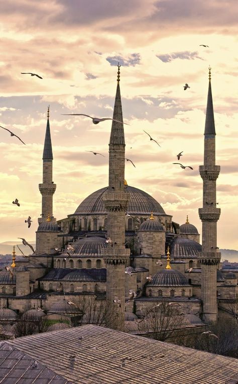 Sultan Ahmed Mosque, La Mecca, Mekka Islam, Blue Mosque, Beautiful Mosques, Hagia Sophia, المملكة العربية السعودية, Turkey Travel, Place Of Worship