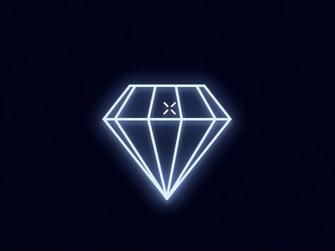 SVG Diamond by Chris Gannon Diamond Animation, Edit Tutorial, Jacket Art, Game Effect, Diamond Wallpaper, Motion Design Animation, Wedding Glasses, Neon Glow, Love Wallpaper