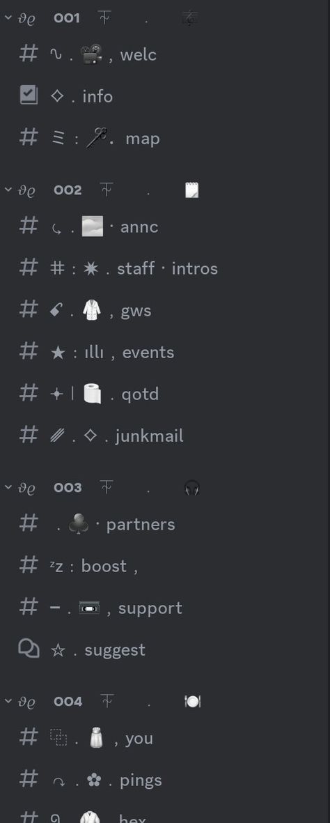 Discord Server Layout Channels, Discord Channels Ideas, Discord Channel Layouts, Discord Layouts Server, Discord Channel Ideas, Discord Server Role Ideas, Discord Server Layout, Server Ideas, Discord Layout