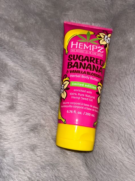 Hempz sugared banana and vanilla blossom 💛🩷💚 Banana Lotion, Medical Student Study, Feminine Health, Hygiene Routine, Body Hygiene, Body Smells, Herbs For Health, Medical Students, Glow Up Tips