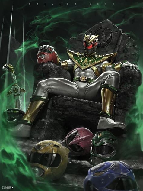 Power Rangers Poster, Lord Drakkon, Power Rangers Comic, Power Rangers Cosplay, All Power Rangers, Power Rangers Fan Art, Power Rangers Art, Go Go Power Rangers, Green Ranger