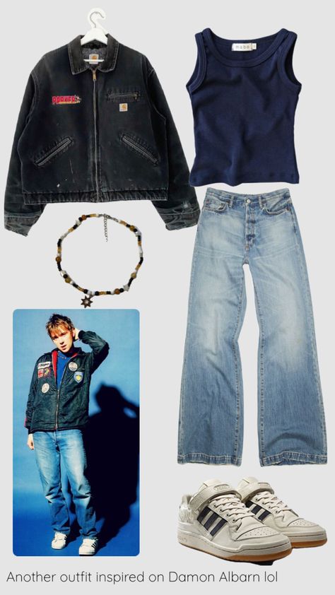 Football Casual Clothing, Goblincore Outfits, Making Outfits, Damon Albarn, Aesthetic Grunge Outfit, Aesthetic Fits, Swaggy Outfits, Basic Outfits, Lookbook Outfits