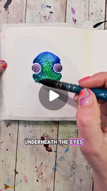 Lacey Walker on Instagram: "It's shocking how well the sound these make carry!  This is a fun one to practice mashing a bunch of colors together while they are wet so they blend and bleed together.  In this video I painted in my watercolor journal, with my handmade watercolor paints including RocketPop Blue, Mermaid Scales, and Gummy Bear Green. I used a size 4 quill brush to paint it and the tape is just plain old cheap masking tape.  Earrings are by @loveheylola  #easywatercolor #watercoloranimals #peacock" Peacock Watercolor, Mermaid Watercolor, Watercolor Peacock, Watercolor Mermaid, Watercolor Journal, Blue Mermaid, Watercolor Paints, Mermaid Scales, Easy Watercolor