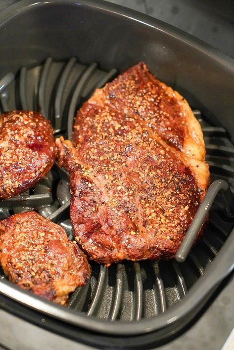 Potatoes Airfryer, Ninja Grill Recipes, Ninja Foodi Grill Recipes, Dry Rub For Steak, Wood Fire Grill, Ninja Woodfire Grill, Indoor Grill Recipes, Air Fryer Ninja, Ninja Grill